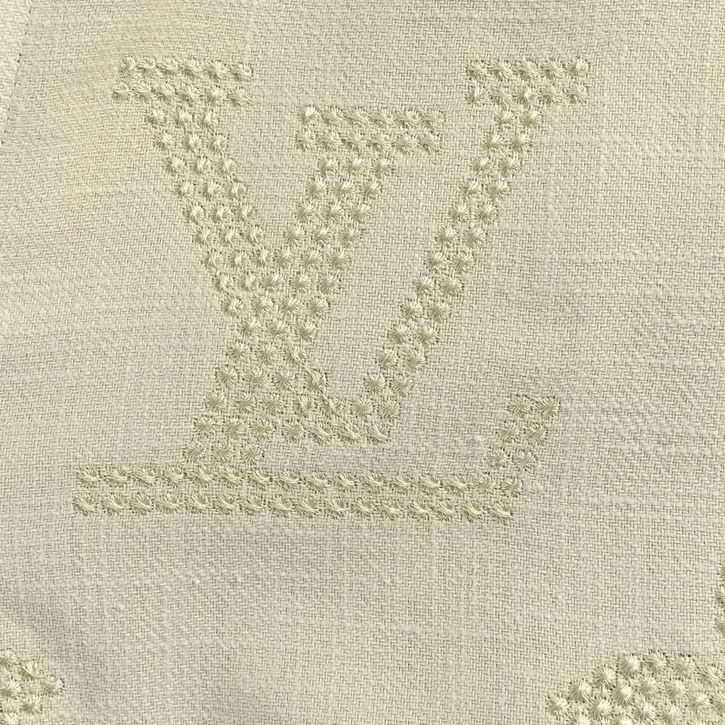 Louis Vuitton/Louis Vuitton old flower embroidered baseball jacket